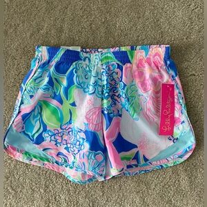 Lily Pulitzer Floral Athletic Shorts